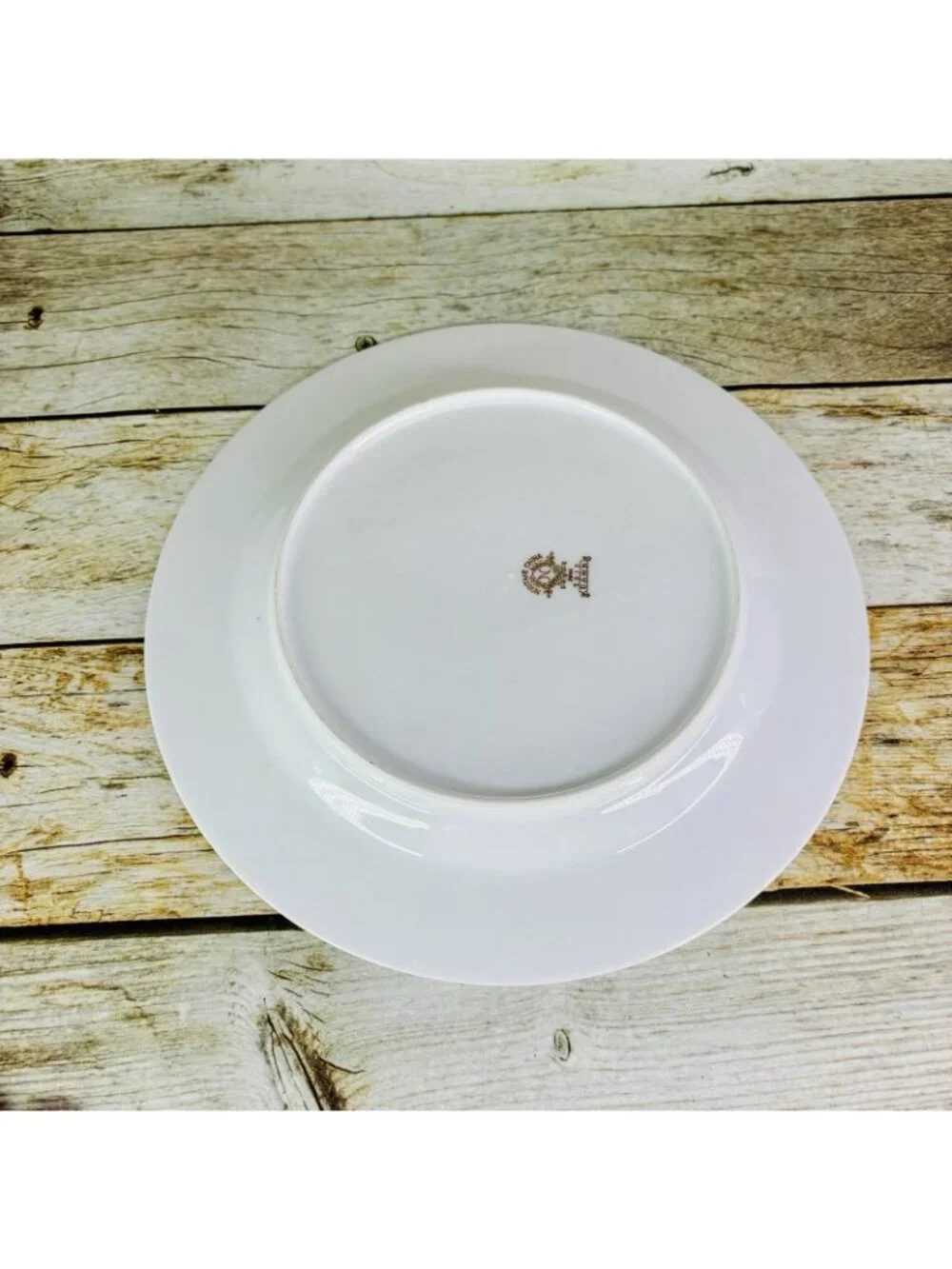 Vintage Noritake DAWN White Gold Trim Verge Japan Porcelain Dinner Plates Set 4